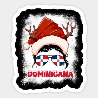 Dominicana girl, Dominican Christmas gift , Regalo Navidad Dominicana Sticker